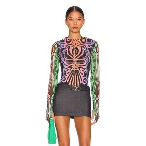 Liya Bodysuit in Multi Nouveau from AFRM